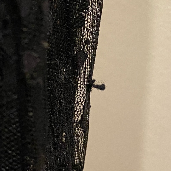 PLENTY by Tracy Reese baby doll halter dress, black lace over nude/SIZE L/NWT - Picture 8 of 8